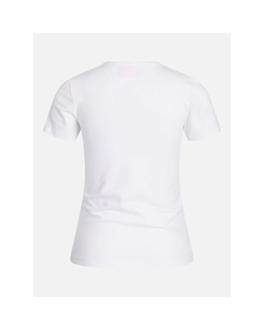 JJXX White Gigi Crew T-Shirt Ladies