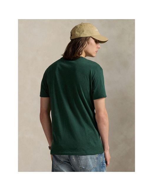 Polo Ralph Lauren Green Regular Fit Custom T-Shirt for men
