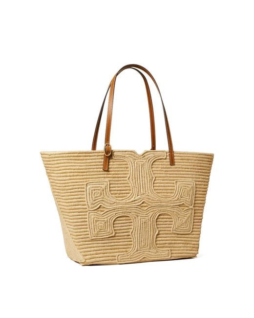 Tory Burch Metallic Straw Bag