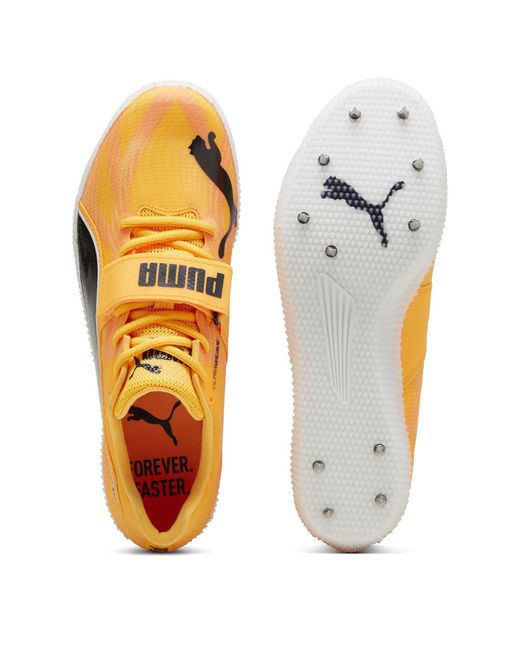 PUMA Metallic Evospeed High Jump 11 Ult Track Running Spikes for men