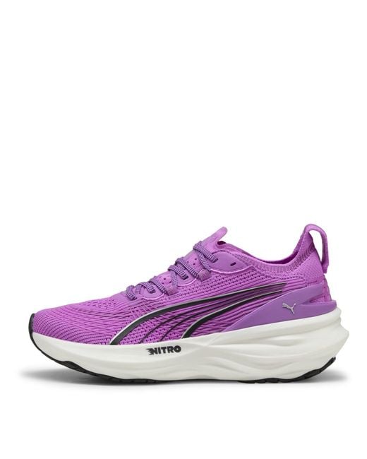 PUMA Purple Foreverrun Nitro 2 Wn Road Running Shoes