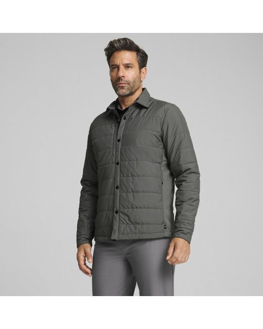 PUMA Gray Country Jacket Performance Golf Jacket for men