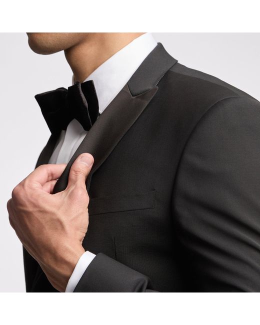 Ted Baker Black Meyer Tuxedo Slim Jacket for men