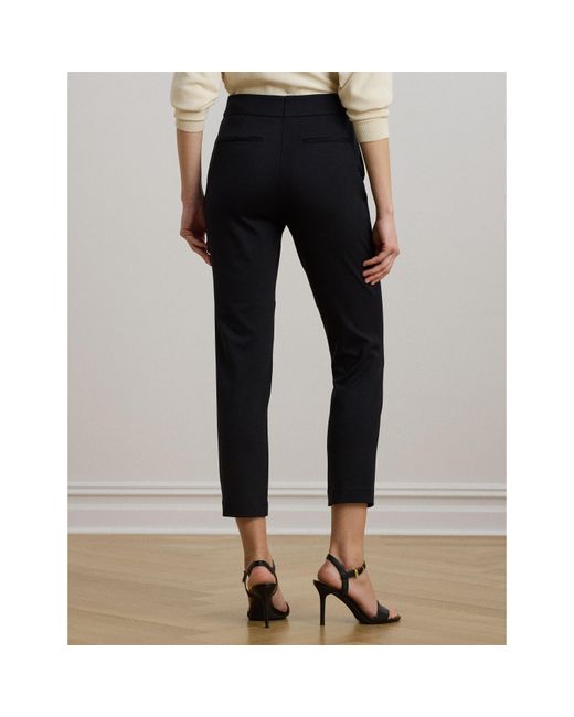 Ralph Lauren Black Zinleah Straight Leg Trouser
