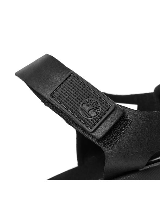 Timberland Black Everleigh Flatform Sandal