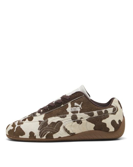 PUMA Brown Speedcat Pony Low-Top Trainers