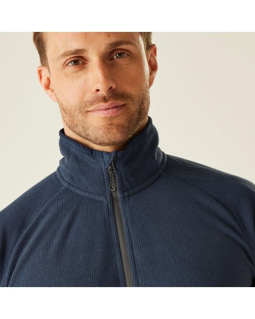 Regatta Blue Navigate Half-Zip Fleece for men