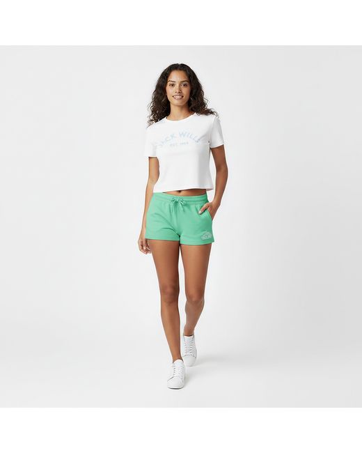 Jack Wills Green Bea Sweatshorts