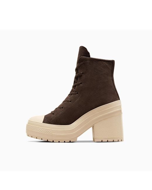 Converse Brown Adults Chuck 70 De Luxe Heel Pla High-Top Trainers