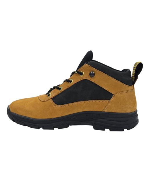 Firetrap Blue Delia Premium Leather Ankle Lace Up Hiker Rugged Boots for men