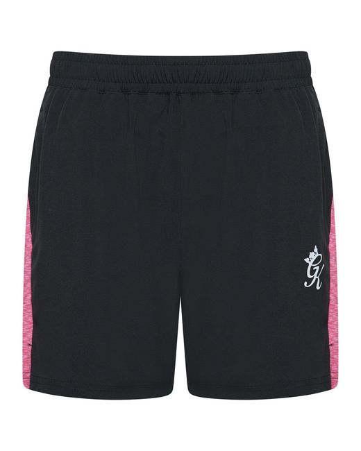 Gym King Black Energy Space Dye Performance Gym Shorts for men