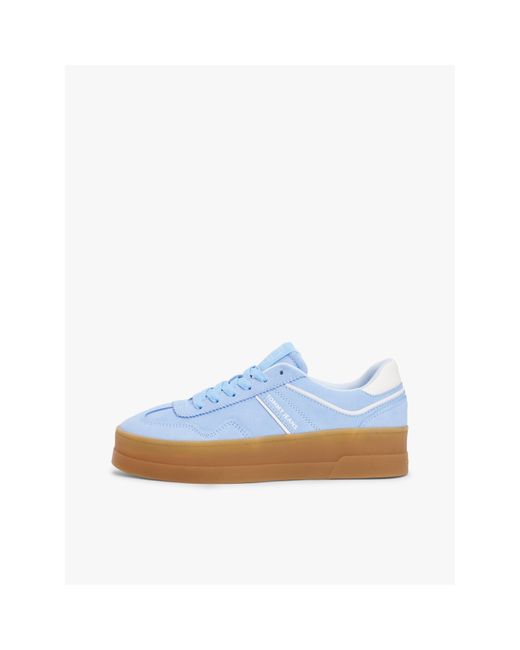 Tommy Hilfiger Blue The Greenwich Flatform Suede