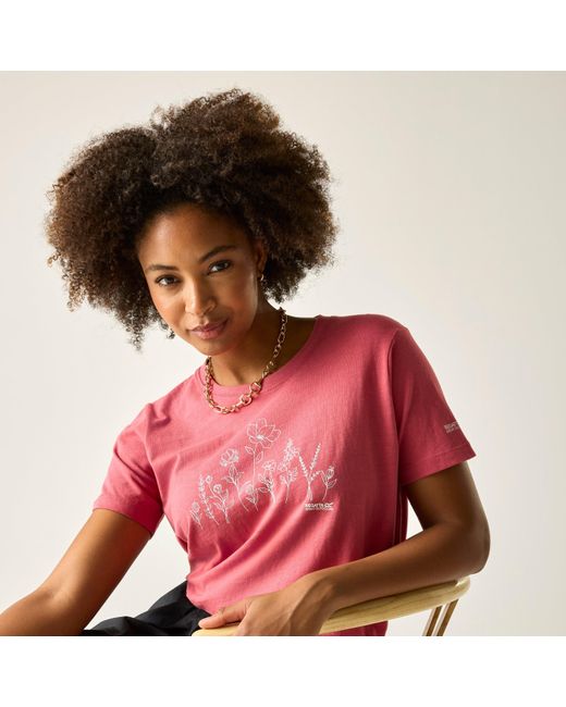 Regatta Pink Filandra Ix Breathable T-Shirt