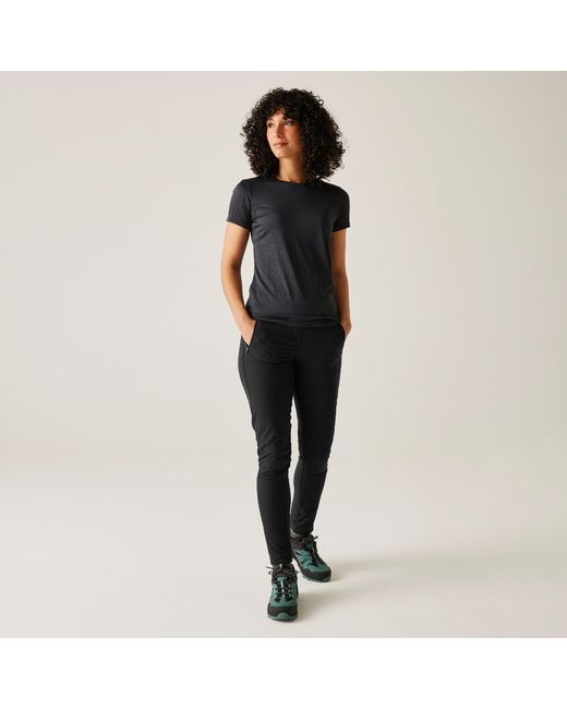 Regatta Black Pentre Walking Trousers