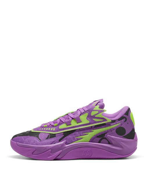 PUMA Purple Scoot Zeros Ii Lab Basketball Trainers for men