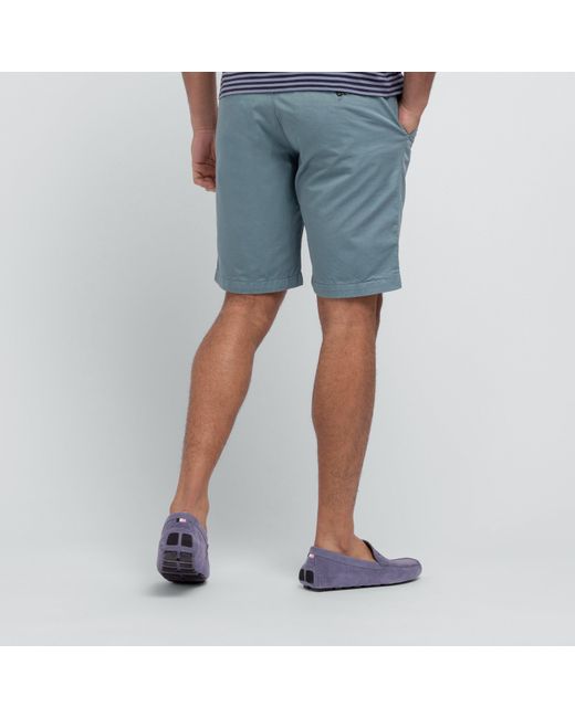 Eden Park Blue Light Chino Bermuda Shorts for men