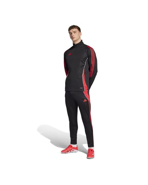 Adidas Black Tiro24 Tracksuit Top for men