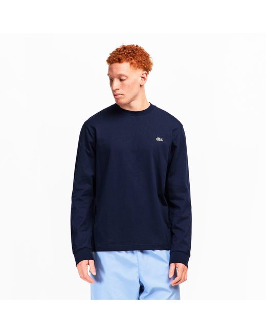Lacoste Blue Long Sleeve T-Shirt for men