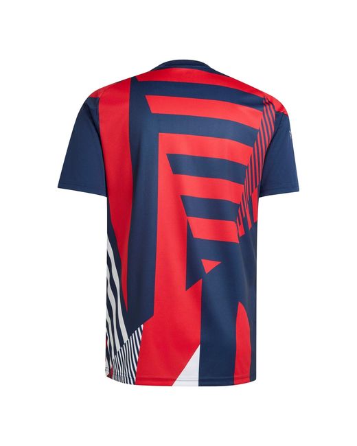 Adidas Red Bayern Munich Pre Match Shirt 2026/27 for men