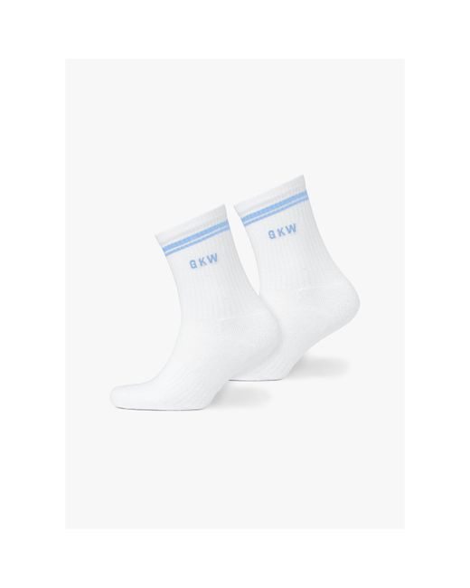 Gym King White Gkw Tipping Crew Sock (3Pk)