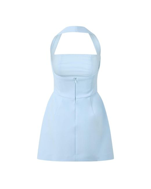 Odd Muse Blue Structured Mini Dress