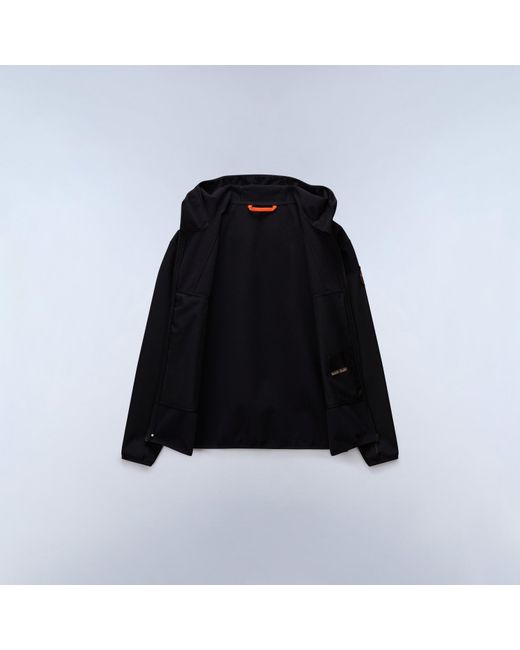Napapijri Black Napa Biois Zip Ventilation Rain Anorak for men