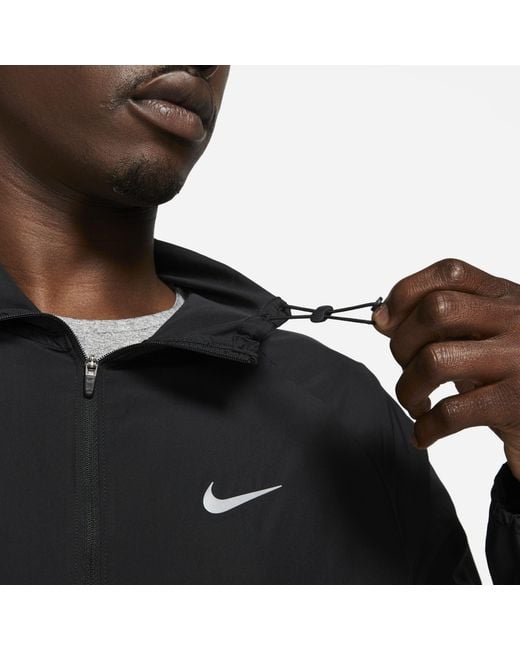 Nike Blue Miler Repel Running Jacket for men