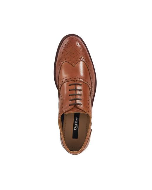 Dune Brown Baltics Leather Brogues for men