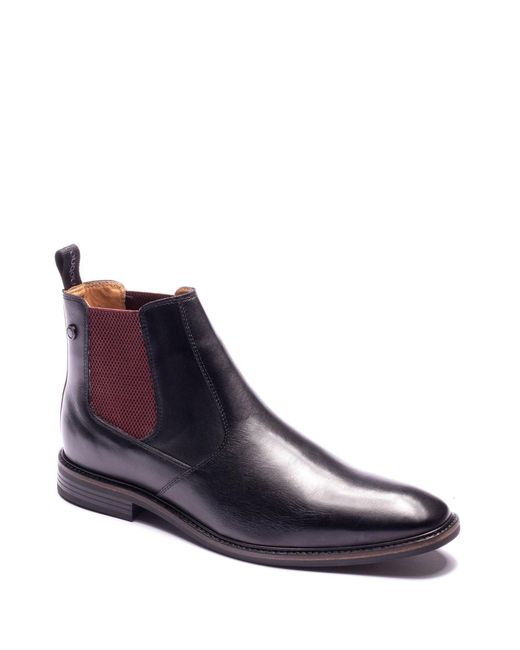 Base London Purple Kensington Chelsea Boot for men