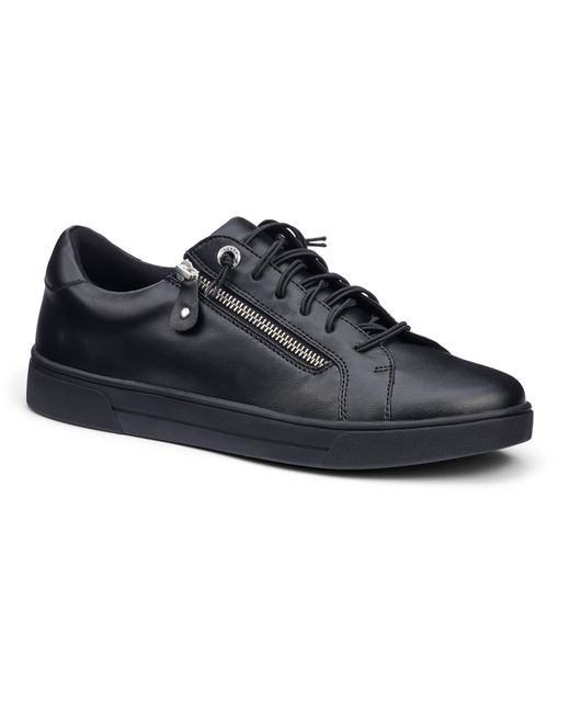 Hotter Black Leonie Wide Fit Trainers