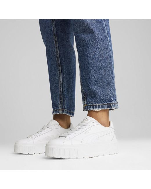 PUMA White Karmen Ii L Sneaker