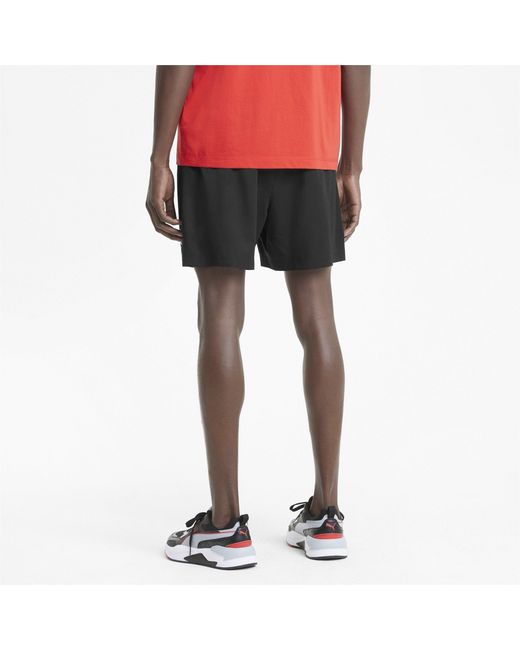 PUMA Black Essentials Logo Woven Shorts 5 for men