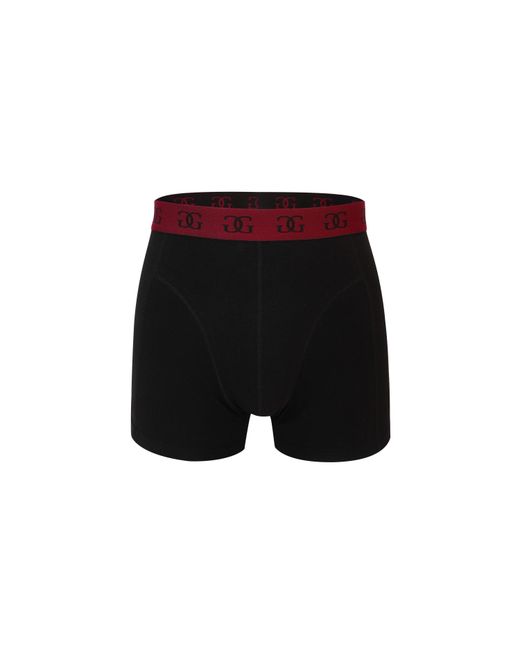 GIORGIO Black Essential 5-Pack Trunks for men