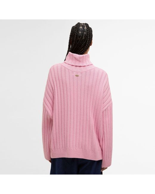 Barbour Pink Maeve Jumper