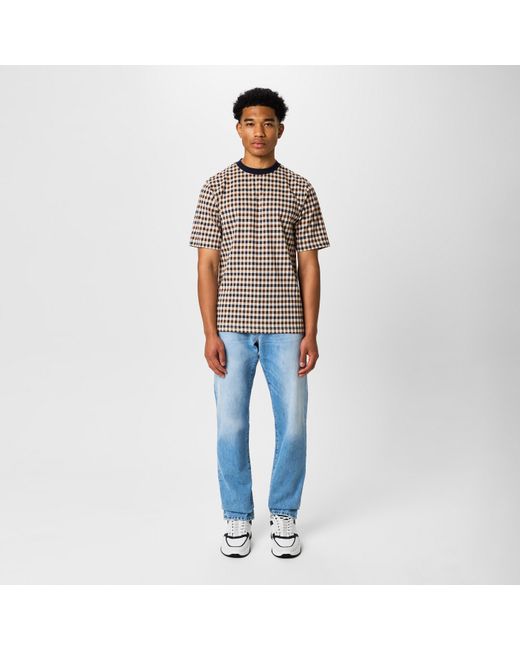 Aquascutum Black Tee for men