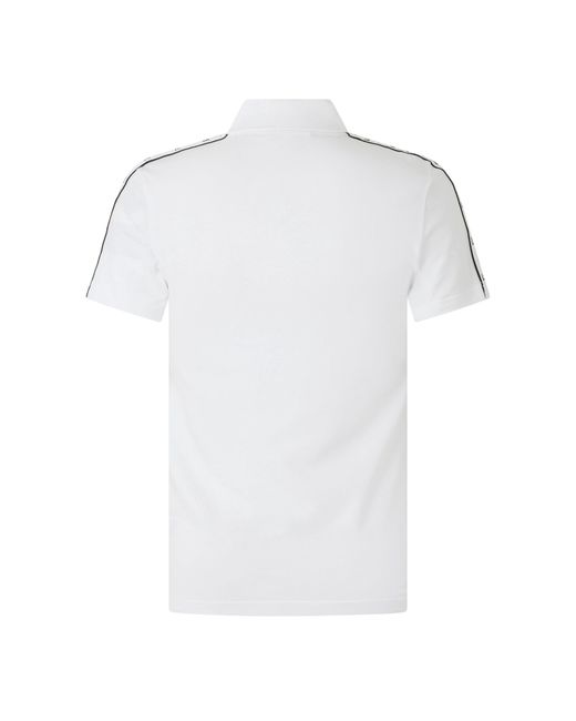 Lacoste White Regular-Fit Stretch Mini Piqu¿ Polo Shirt for men