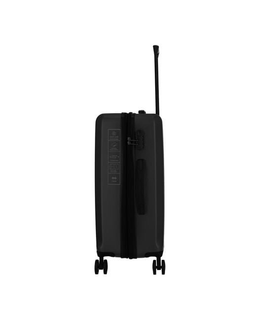 Roberto Cavalli Black Classic Logo Hard Suitcases