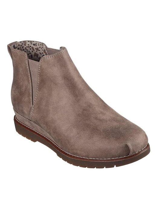 Skechers Brown Bobs Chill Wedge