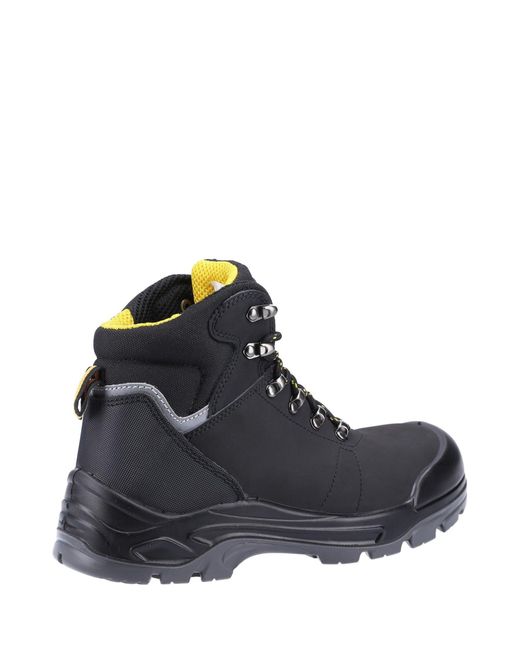 Amblers Safety Black As252 Lightweight Water Resistant Leather Safety B