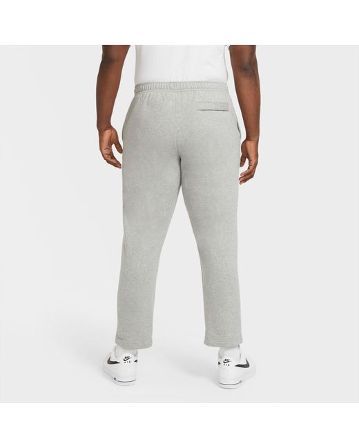 Nike Gray Sportswear Club Fleece Pants for men