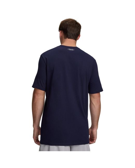 Under Armour Blue Foundation Short Sleeve for men