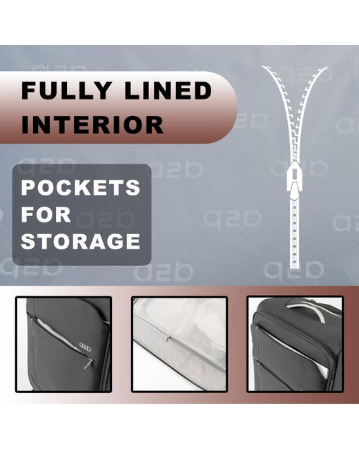 A2B Gray Odyssey Hold Suitcases Lightweight Travel Luggage