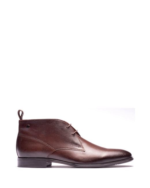 Base London Brown Archer Chukka Boot for men