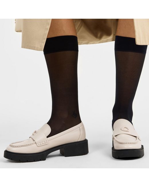 COACH Natural Leah Loafer