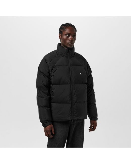 Represent Black Quilted Insulated Medium Puffer Jacket for men