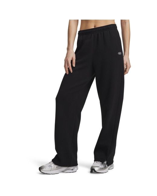 Under Armour Black Rival Fleece Straight Joggers