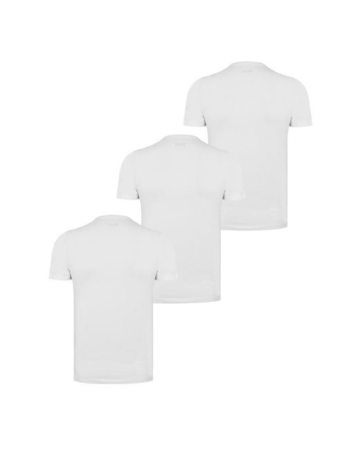 Boss White Tshirt Rn 3P Classic 10243514 for men