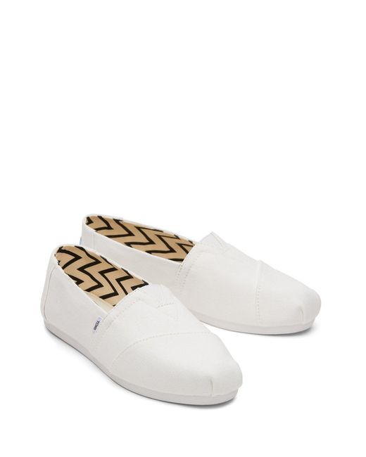 TOMS White Alpargata Shoes