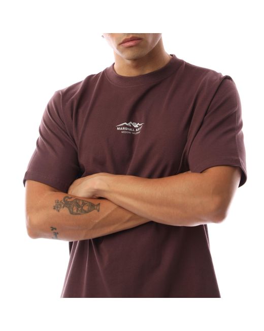 Marshall Artist Red Mountain Regular Fit T-Shirt for men