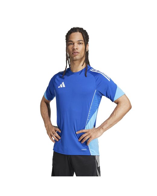 Adidas Blue Tiro 25 Competition Training T-Shirt for men
